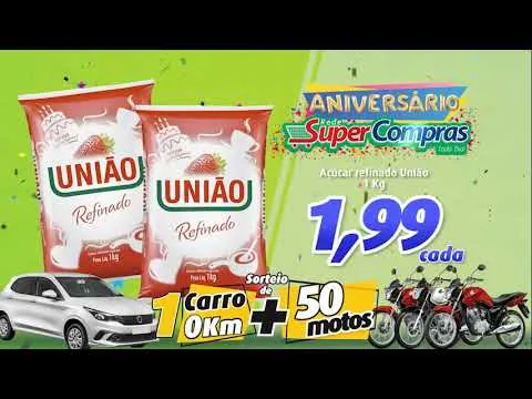 Campanha de aniversário Super Compras